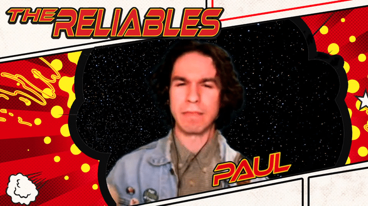 a curious looking humanoid holding a smooth rock with googly eyes